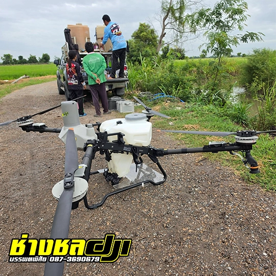 จำหน่ายโดรนเกษตร ช่างชล dji 6